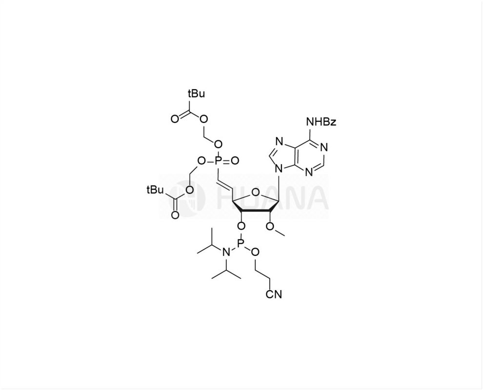 5'-POM-(E) -विनाइल फॉस्फोनेट-2'-O-Me-rA(Bz) -3-CE-फोस्फोरामिडाइट