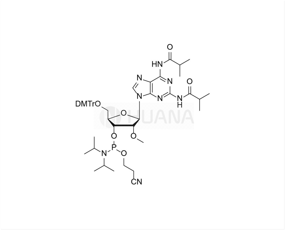 DMTr-2'-O-Me-N2,N6-Diibu-2-amido-rA-3'-CE-फॉस्फोरामिडाइट