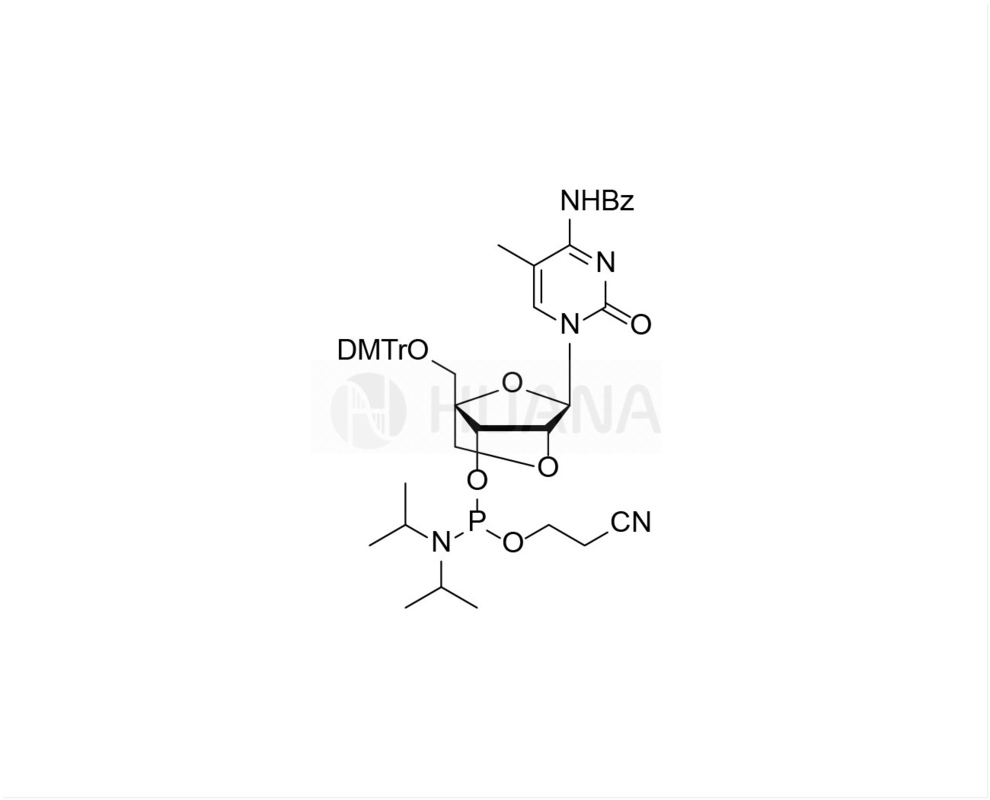 DMTr-2'-O-4'-C-लॉक्ड-5-Me-rC(Bz)-3'-CE-फॉस्फोरामिडाइट