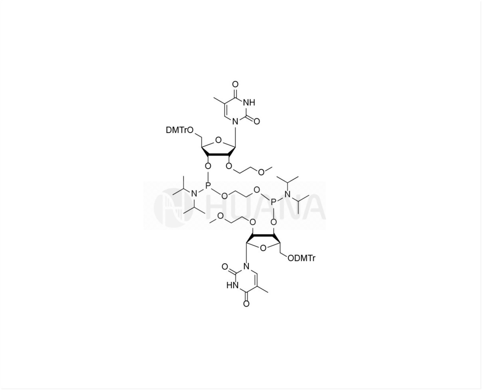 एथेन-1,2-डी ((5'-O-DMTr-2'-O-MOE-rT-3'-oxy) -bis ((डायसोप्रोपाइलफोस्फोरामिडाइट)
